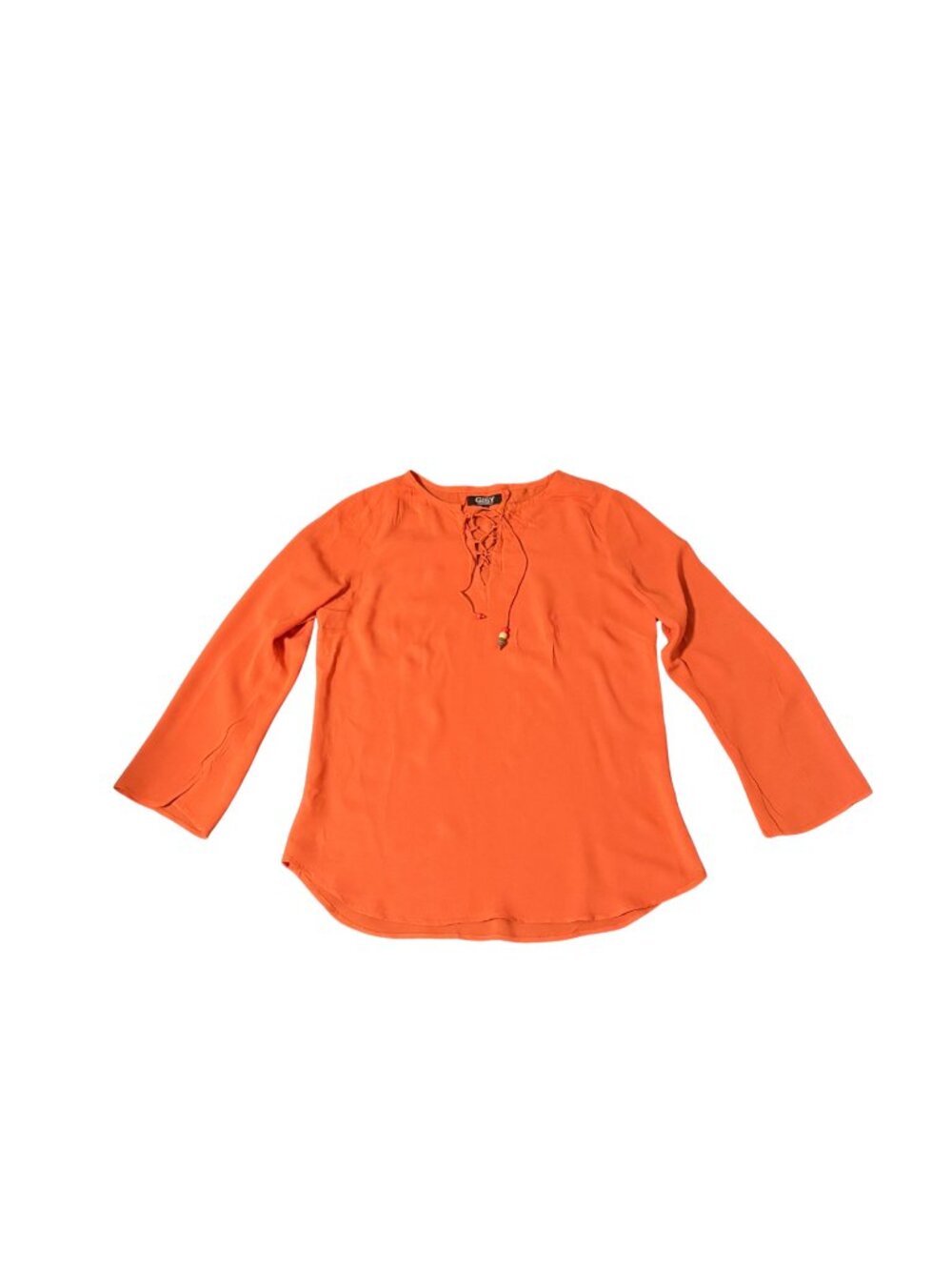 Gisy Amsterdam Orange Cotton Top Women’s Size M